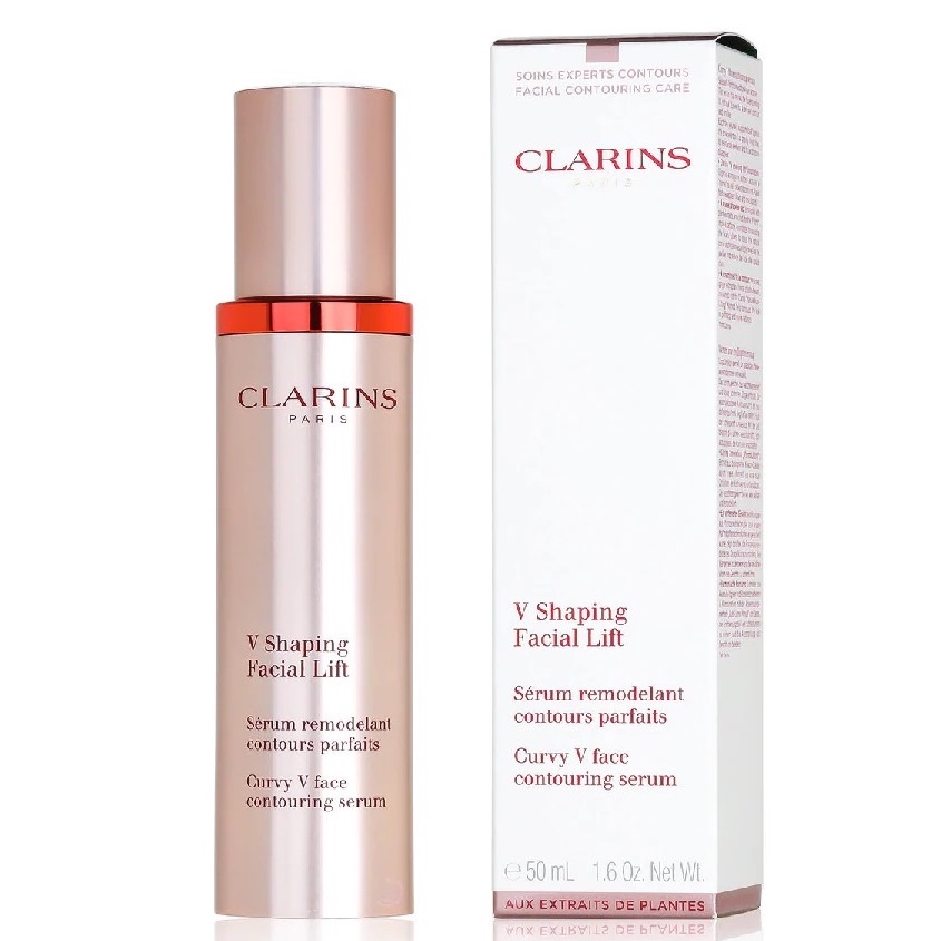 Sérum Remodelant Clarins V Shaping Facial Lift - Anti-rides - 50 Ml - Neuf