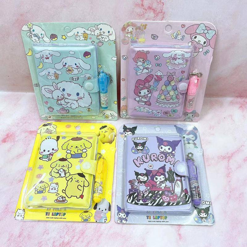 Sanrio Journal Cute Mymelody Kuromi Cinnamoroll Pom Pom Purin Cartoons ...