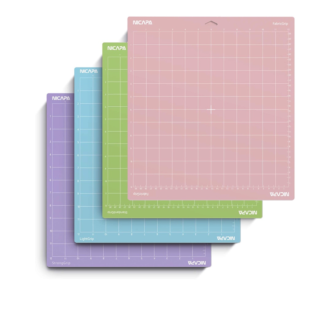 Nicapa Cutting Mat for Cricut Explore One/Air/Air 2/Maker Size 12*12