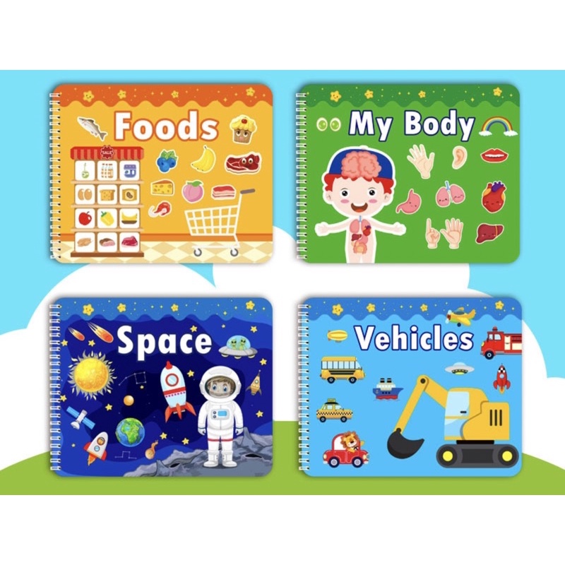 Educational Baby Busy Book Children Quiet Book Human Body Science ...