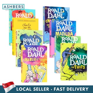 16 Books/Set Roald Dahl Collection Children's Literature English Picture  Novel Story Book Set Early Educaction