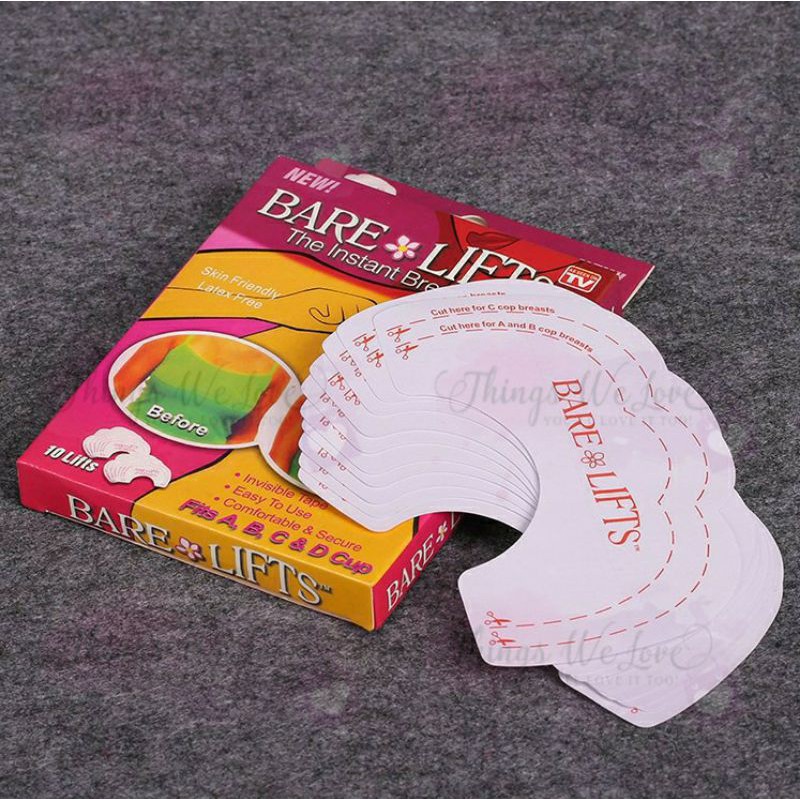 BARELIFT Instant Breast Lift Tapes Invisible Lift Clear Tapes Backless Bra  Breast Push-up Disposable Breast Tape Bring-up Breast Tape