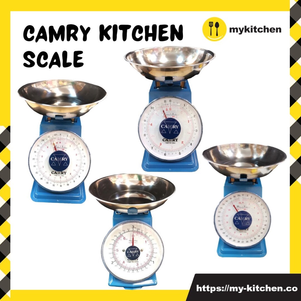 MY KITCHEN CAMRY Kitchen Scale Face Spring Scale Commercial Weighing Scale Dial Spring Scale Timbang Berat Shopee Singapore