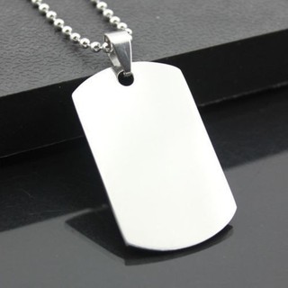 Men's dog hot sale tag chains