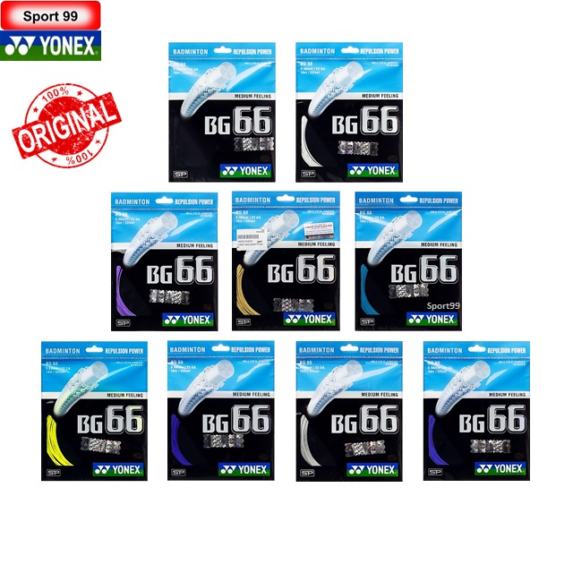Yonex BG66 Badminton String(1pcs) | Shopee Singapore