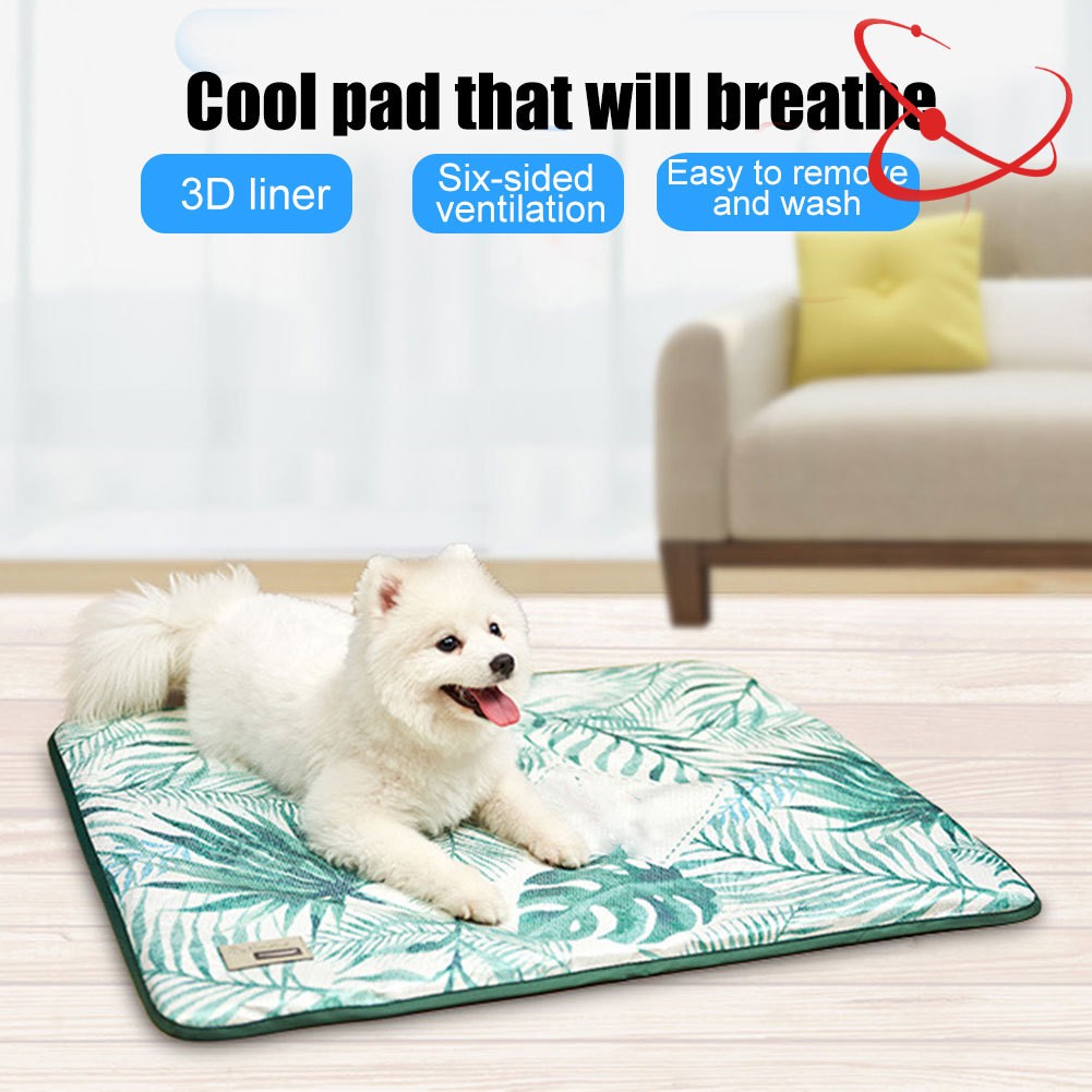 Pets Cooling Mat Soft Breathable Removable Washable Antislip Cooler Pad for Dogs Shopee Singapore