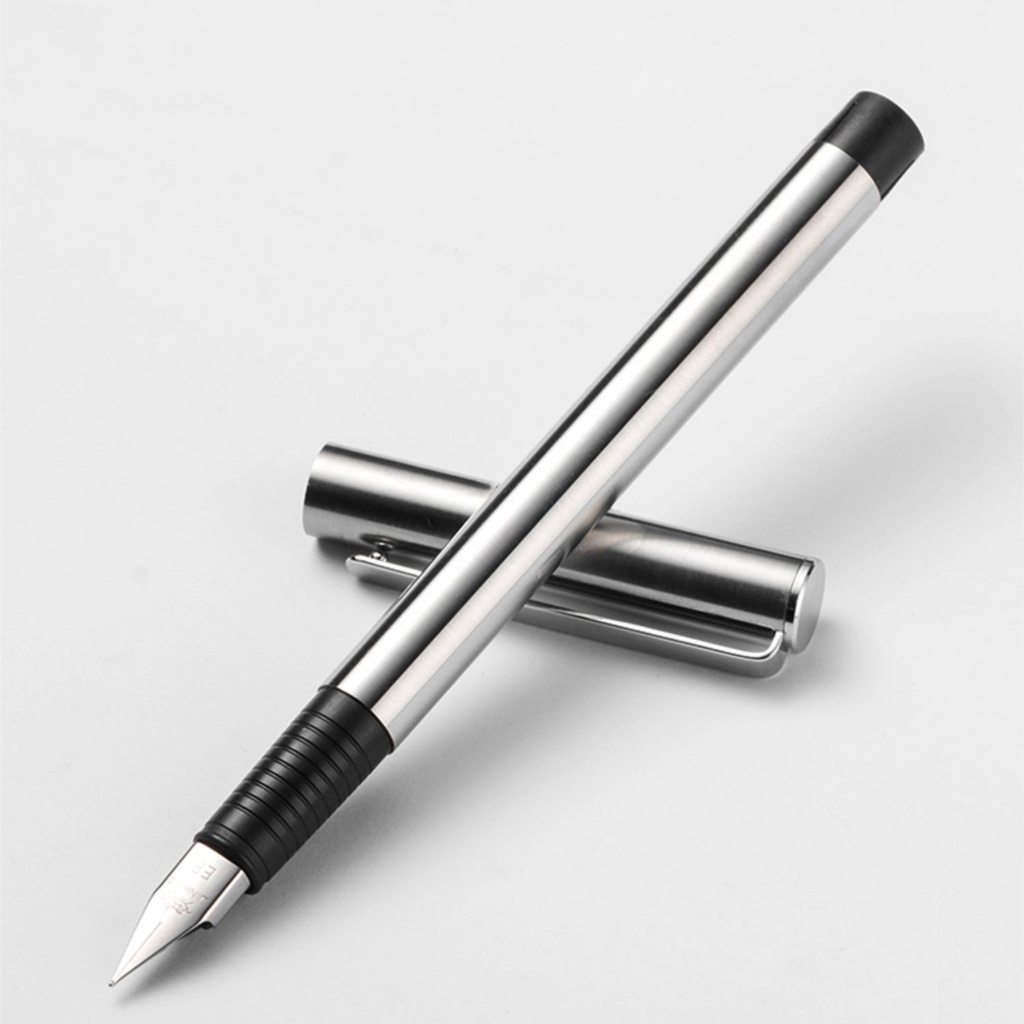 PenLab Jinhao 65 Fountain Pen Matte Black All Steel Barrel Extra Fine ...