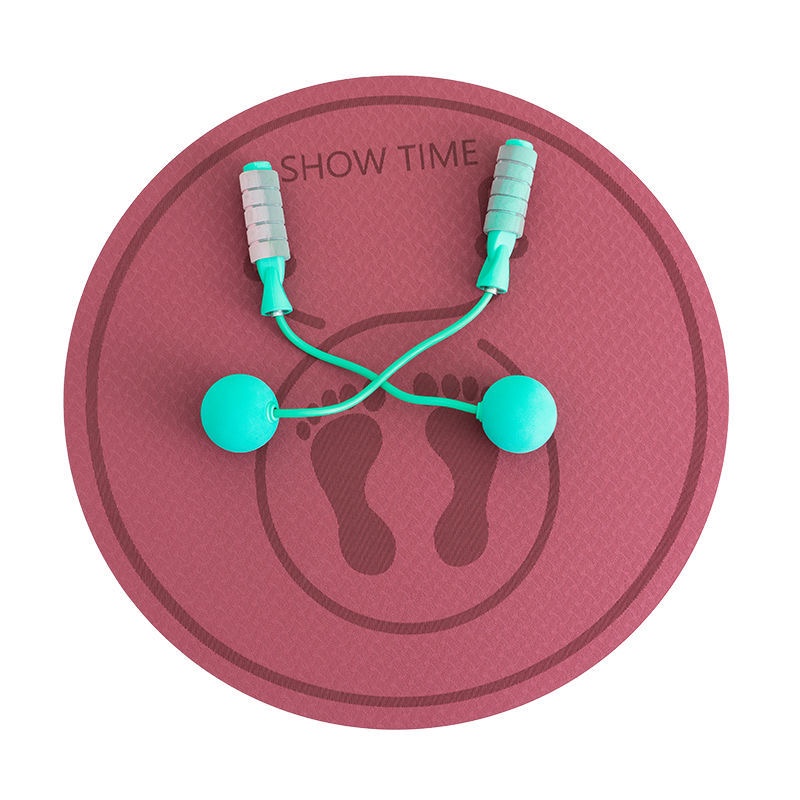 Jump Rope Mat NonSlip TPE Skipping Rope Mat Shock Absorption Pad