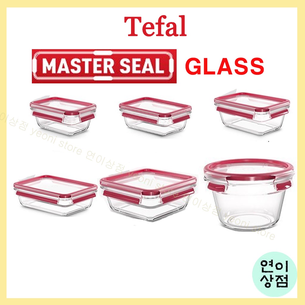 Tefal master seal glass container BPA free stackable microwave freezer