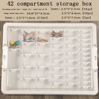 42/50/78 grid Portable Diamond Painting Storage Containers Storage