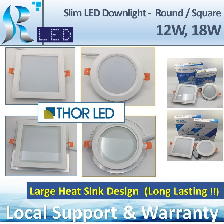 (Thor) Slim LED Downlight - 12W 18W | Shopee Singapore