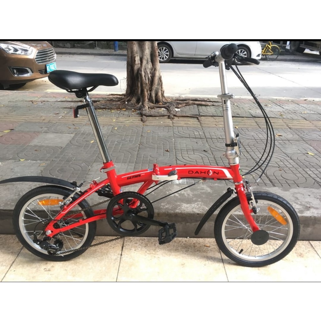 DAHON Gemini UNO 16 3 speed foldable bicycle Shopee Singapore