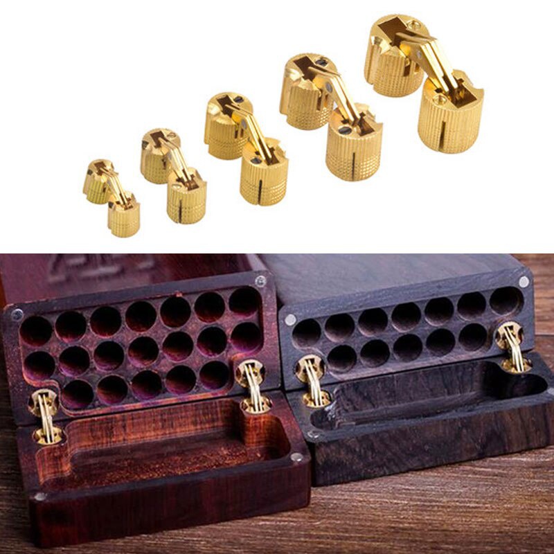 Bucket Concealed Hinge Copper Barrel Hinges Cylindrical Hidden Cabinet ...