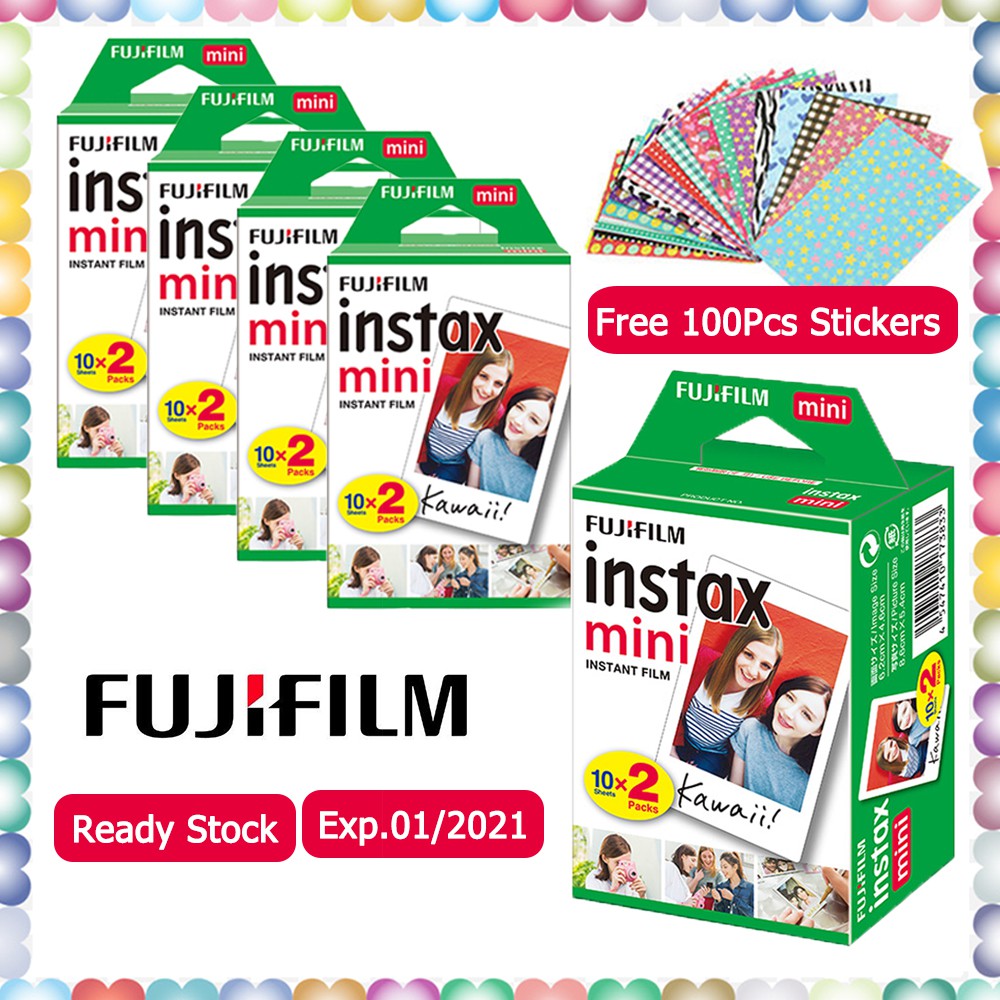 Fujifilm Instax Mini Film - Fuji 90 8 7s 50s 70 9 11 SP-2 (FREE