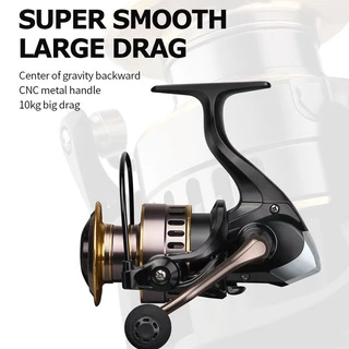 Fishing Reel Spinning Reels 8KG Max Drag 5.5:1 High Speed Metal Spool Carp  Fishing Reel for Spinning Saltwater Fishing Accessories Ultra Smooth (Color