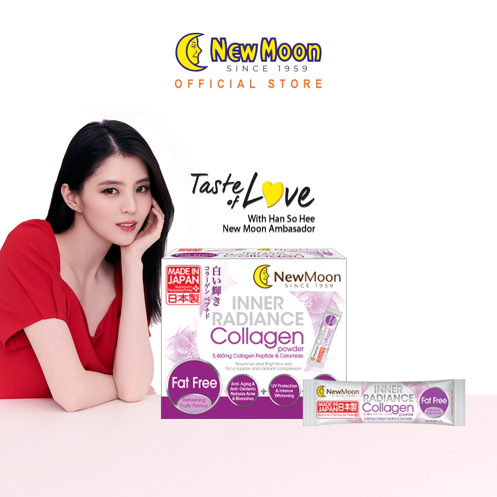 New Moon Inner Radiance Collagen Powder 6.4g x 15 sachets