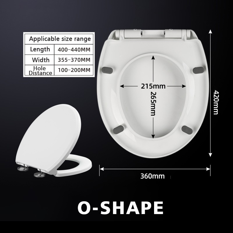 [SG Seller] Slow-Close Toilet Seat Quick Release Ultra Strong Toilet ...