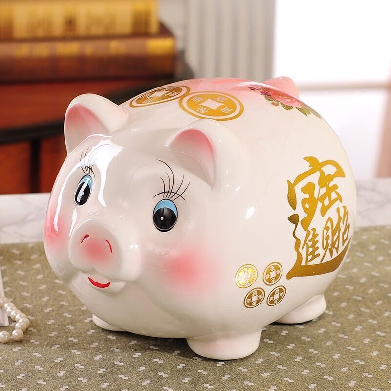 Pigs, piggy banks, golden pigs, piggy banks can't get into