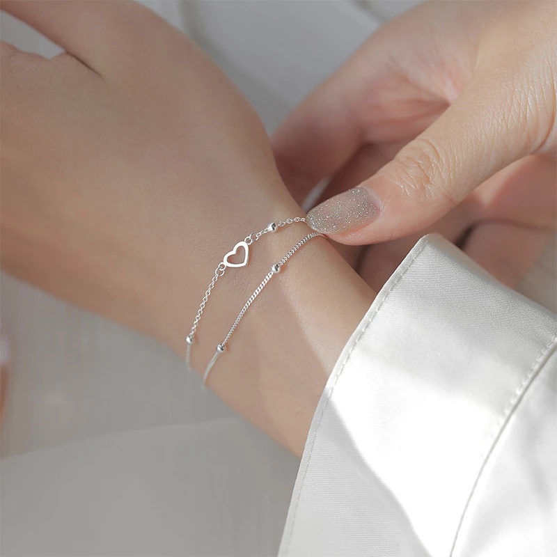 Real silver sale bracelet for girls