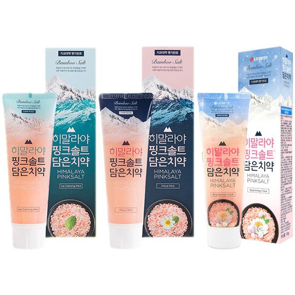 Korea LG Himalayan Powder Crystal Salt Toothpaste 100g Small