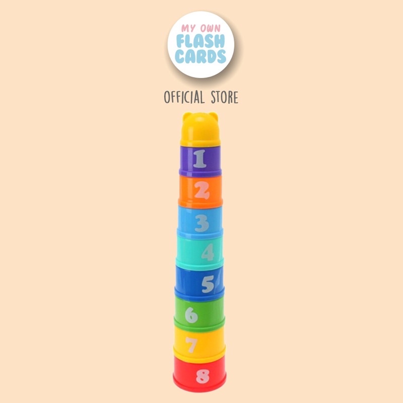 Stacking Game Stacking Educational Toys Sensory Play Cups Alphabet ...