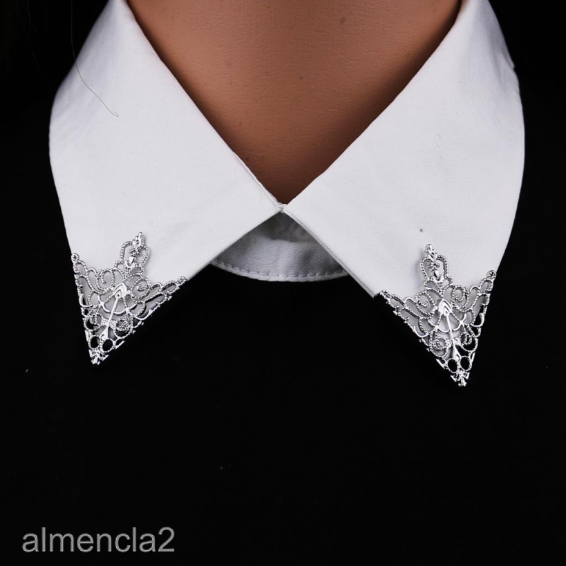 Fancy Men Triangular Shirt Collar Pin Collar Point Clip for Wedding ...