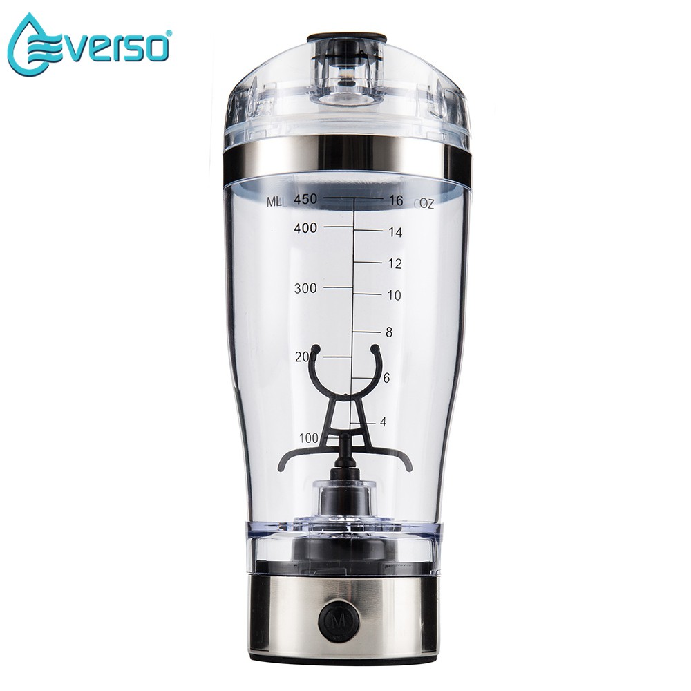 Electric protein shop shaker bottle