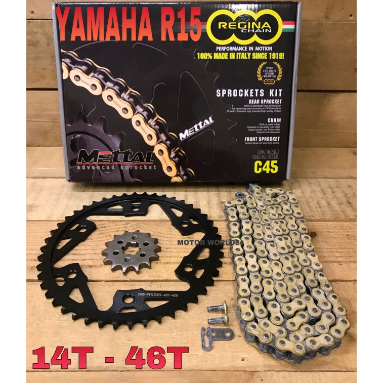 Yamaha r15 v3 chain sprocket sale