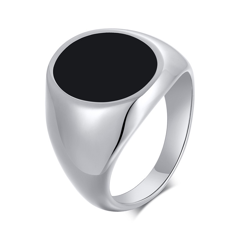 Vnox Stainless Steel Smooth Signet Ring for Men | Shopee Singapore
