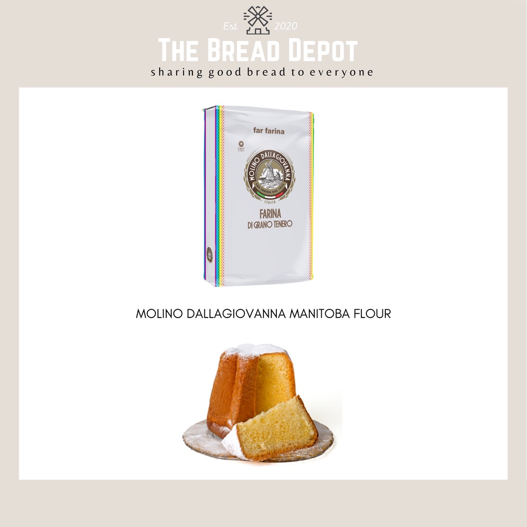 Italian Manitoba Flour W380 rating for Panettone enriched dough (5kl ...