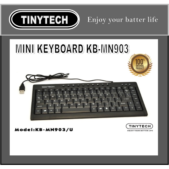 TINYTECH MINI USB KEYBOARD KB-MN903 ( 88KEYS ) | Shopee Singapore