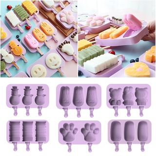 Mini Ice Pop Molds, 6 Miniature Diy Popsicle Molds Silicone Popsicle Makers  Compatible With Lollipop, Baby Food And Ice Cream Tray