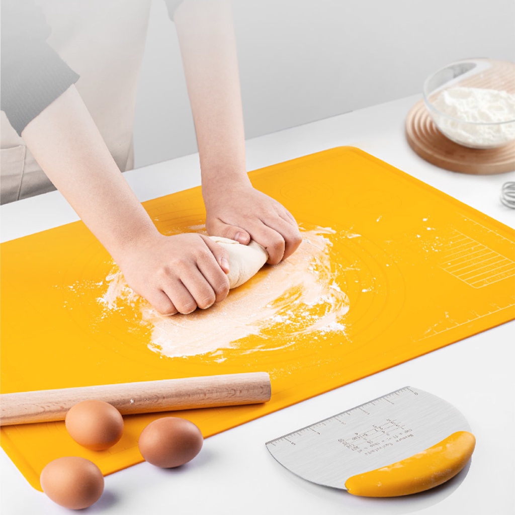 Set Of silicone Kneading Mats, Premium NEWAIR Dough Rollers And Dough Cutters Shopee Singapore