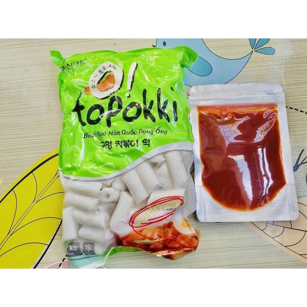 1kg Of Topokki Rice Cake With 100g Sauce | Shopee Singapore
