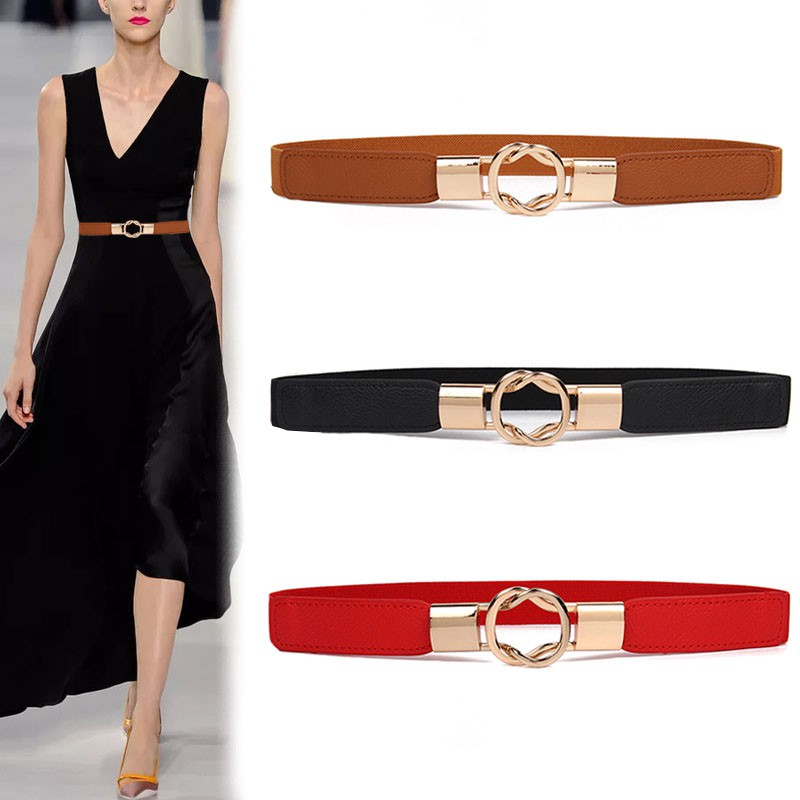 Elastic belts womens fashion sale