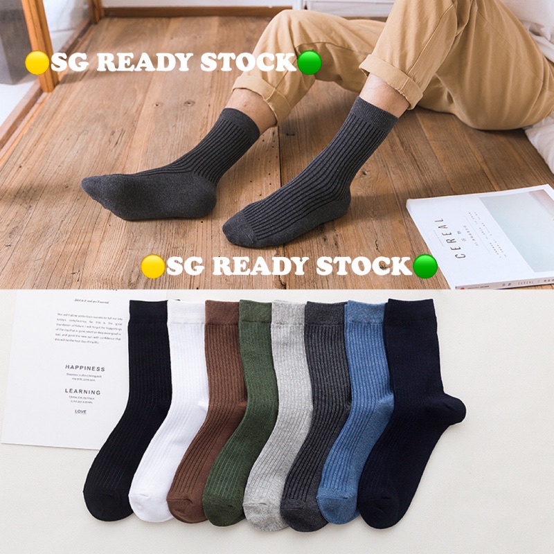 SG READY STOCK men socks anklet socks basic classic school socks office ...