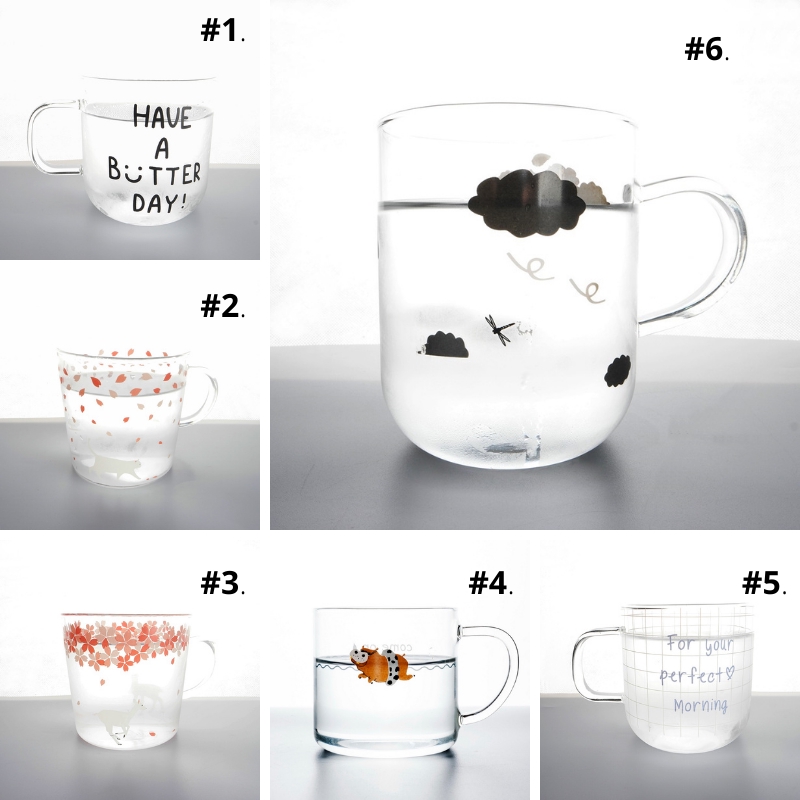 Glass cup series [Clearance Exclusive] | Shopee Singapore