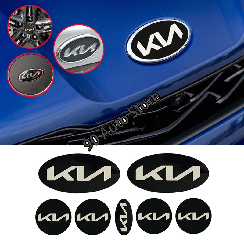 Car Front Hood Badge Decal Auto Rear Emblem Sticker Steering Center