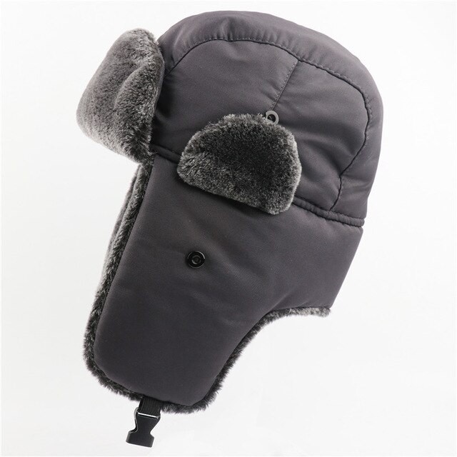 Winter Waterproof Bomber Hats Earflap n Ushanka with Goggles Men Women