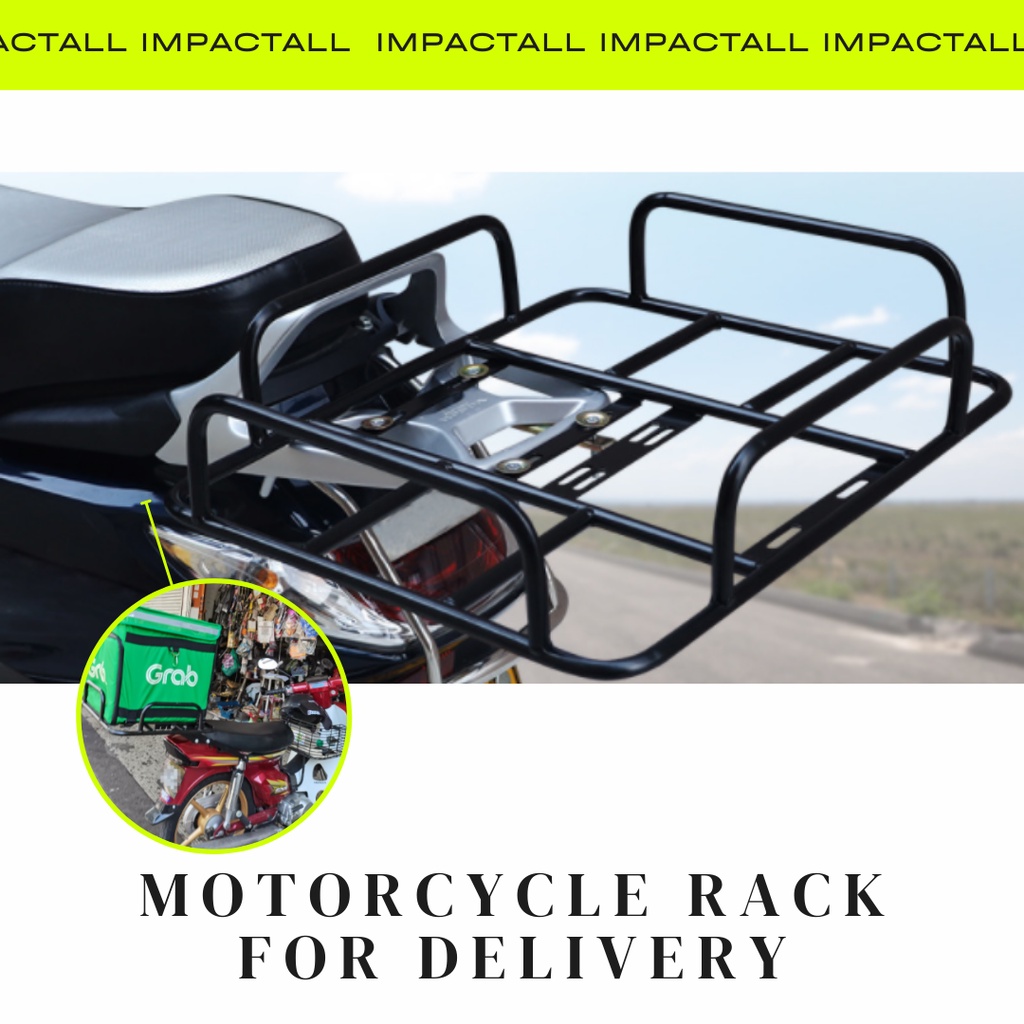 Motorcycle Delivery Rack Motorcycle Carrier Rack Delivery Bag Rack Bicycle rack food panda