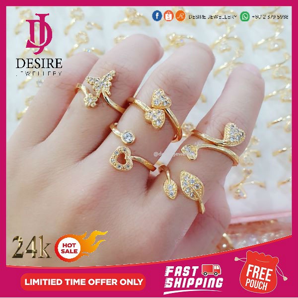 New style gold finger on sale ring