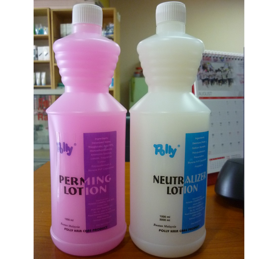 POLLY RED Milky Cold Perm Lotion & Neutralizer 红奶冷烫药水&中和水 | Shopee ...