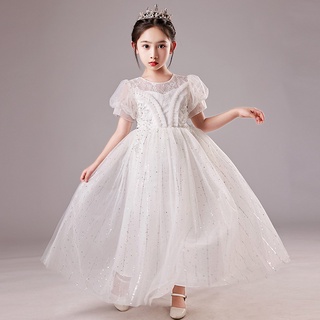 White long clearance gown for kids