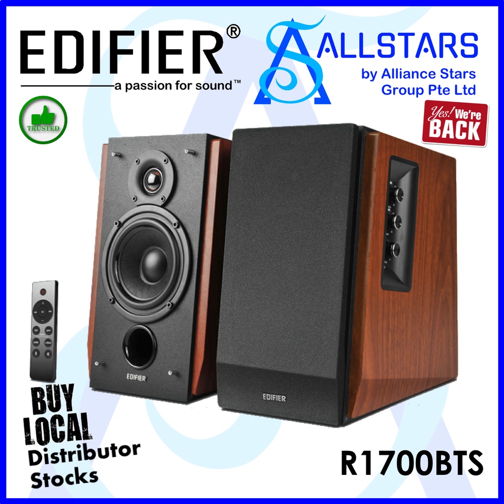 Edifier R1700BTS (Brown) 2.0 Speaker / support subwoofer out
