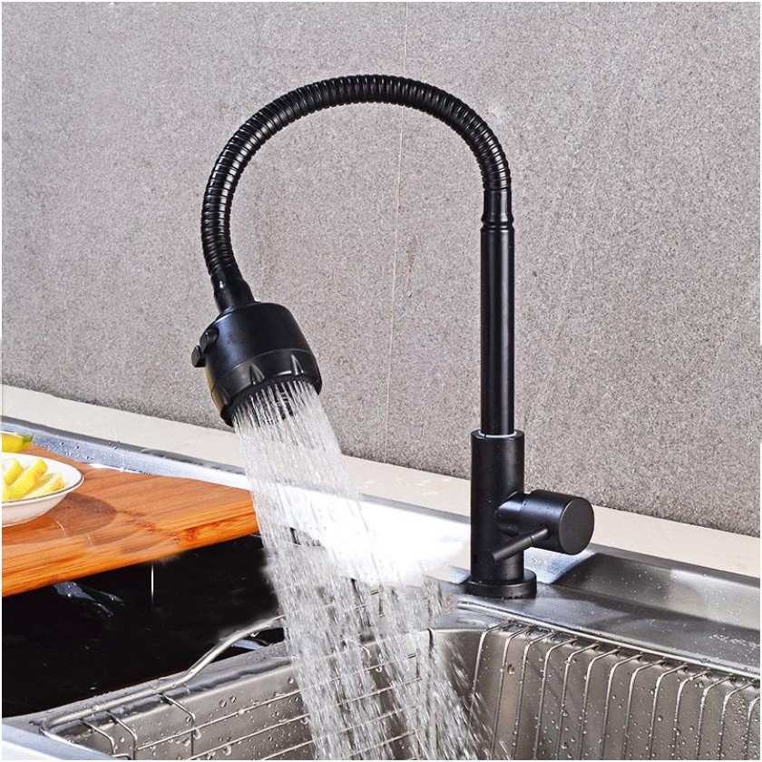 baokemo Kitchen Faucets Single Cold Water Tap 304 Stainless Steel