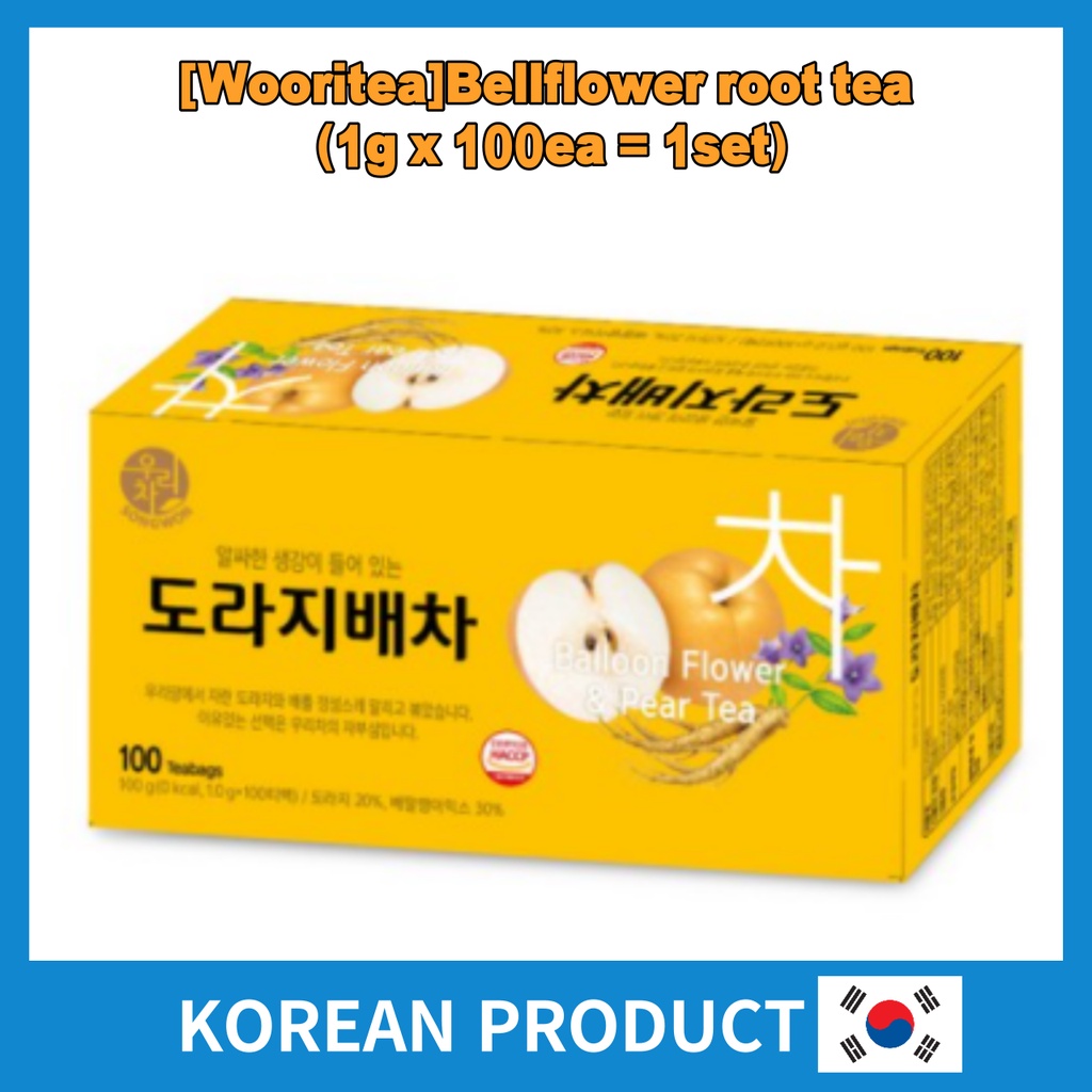 [Woori] Bellflower root tea (1g x 100ea) Shopee Singapore
