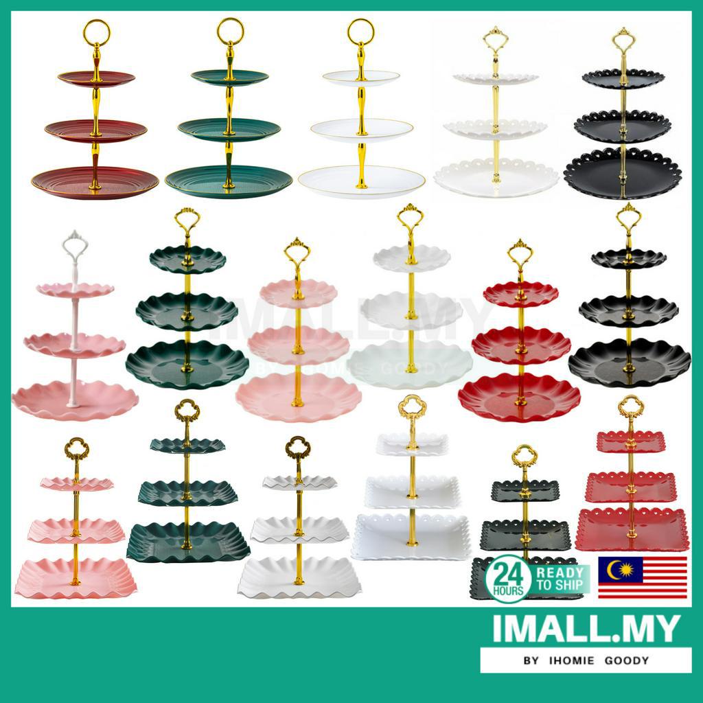 【iMall】Dessert Stand Cake Stand Fruit Cupcake Display Dessert Stand Birthday Party Wedding High