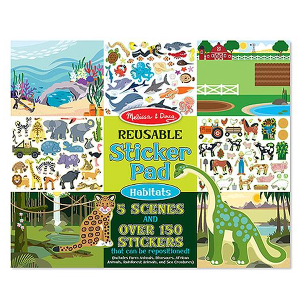 Melissa and doug reusable sticker pad dress up online