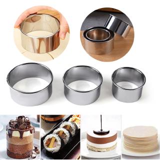 Adjustable Cake Ring Heart/Square/Round Cake Ring Stainless Cheese Mousse  Ring Mold Cakes Collar Acetate