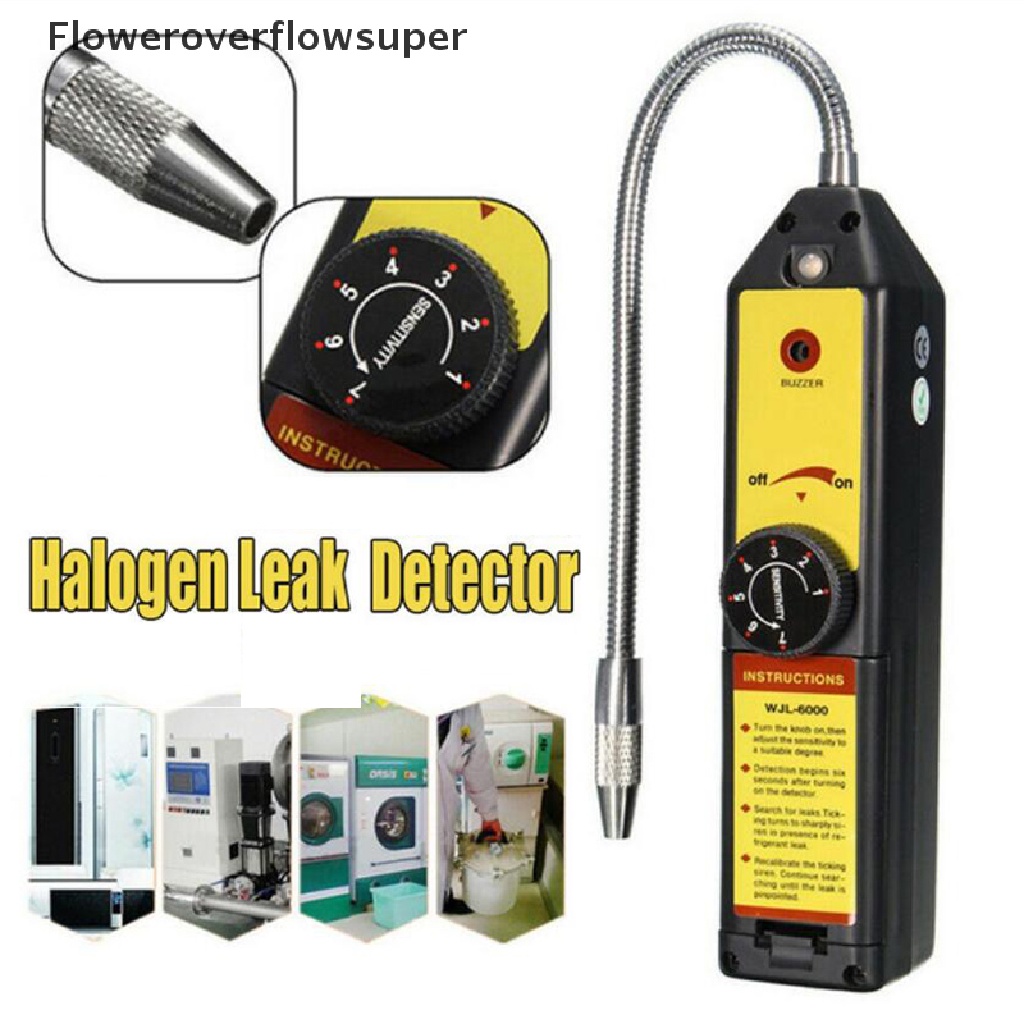 FOFS WJL6000 Gas Leak Detector Sensor Halogen Tool Refrigerant Gas